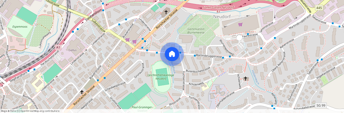 Martinsbruggstrasse 20, 9016 St. Gallen, Schweiz