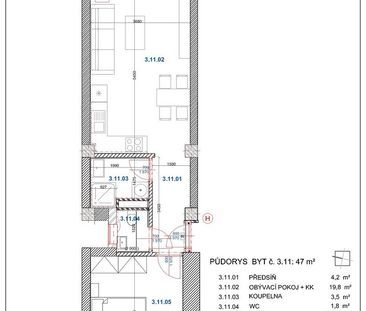 Pronájem bytu 2+kk 47 m² - Photo 4