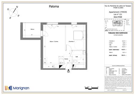 location Appartement T2 DE 43.53m² À CLUSES - Photo 3
