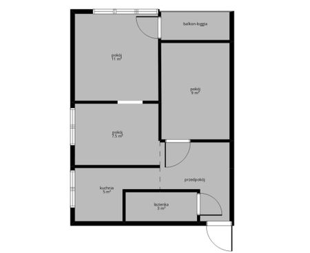 2 (3) pokoje wynajem Szczecin Drzetowo, balkon - Photo 3