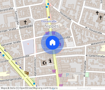 Köln Nippes Zentral, Helle 3 Zimmer mit Südbalkon - Foto 1