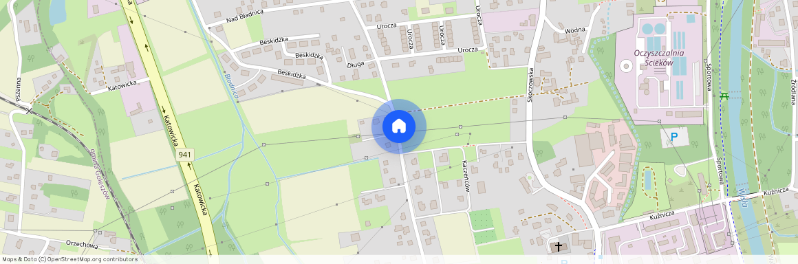 ul. Długa, Ustroń, cieszyński, śląskie