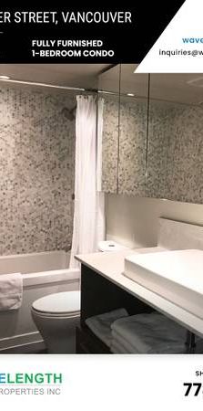 FULLY FURNISHED 1-BEDROOM CONDO FOR RENT IN DOWNTOWN VANCOUVER - Photo 1