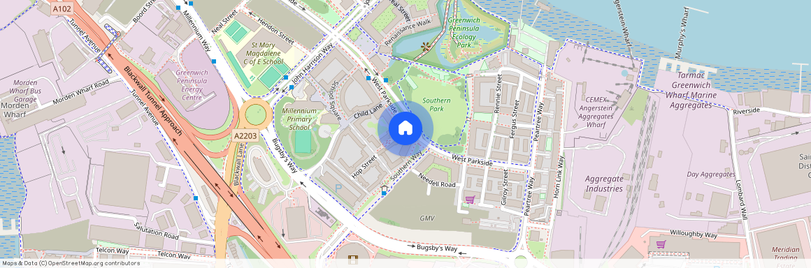 Greenwich Millennium Village, West Parkside, London