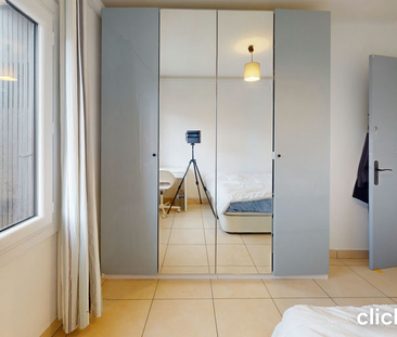 Chambre meublée dans grand T5 meublé de 80 m² – Toulon (83200) - Photo 3