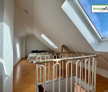 Schönes 2-Zimmer-Maisonette-Apartment im Dachgeschoss mit Dusche & ... - Photo 1