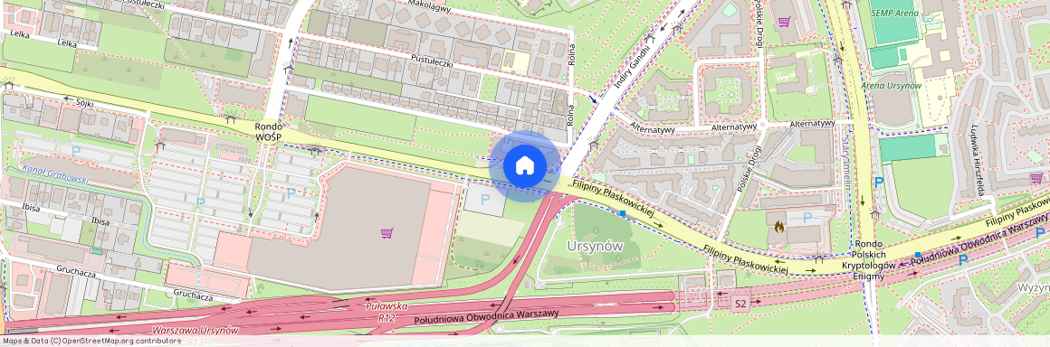 ul. Filipiny Płaskowickiej, Stary Imielin, Ursynów, Warszawa, mazowieckie
