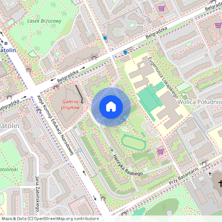 ul. Henryka Raabego, Natolin, Ursynów, Warszawa, mazowieckie