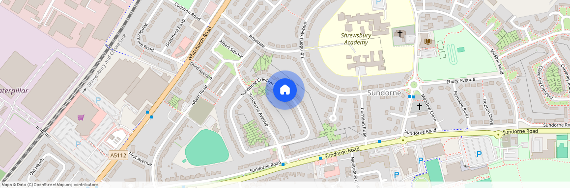 Sundorne Crescent, Shrewsbury, Shropshire, SY1