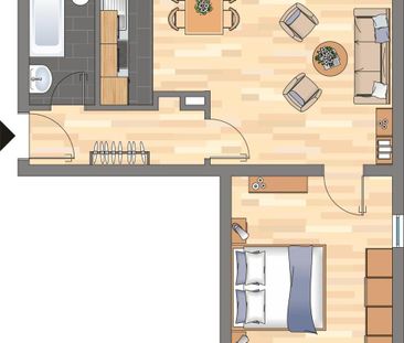 2-Zimmer-Wohnung in Oberhausen - Foto 1