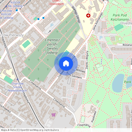 ul. Ludwika Urbanowicza, Centrum, Chorzów, śląskie