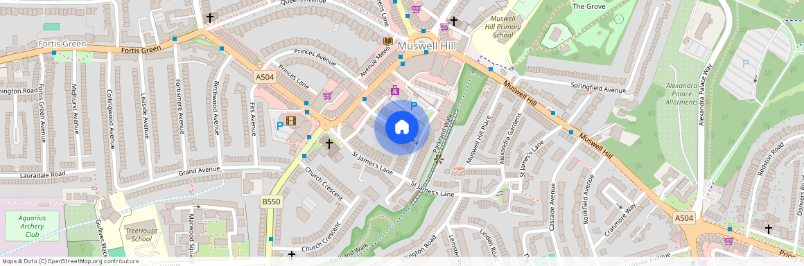 Hillfield Park, Muswel Hill