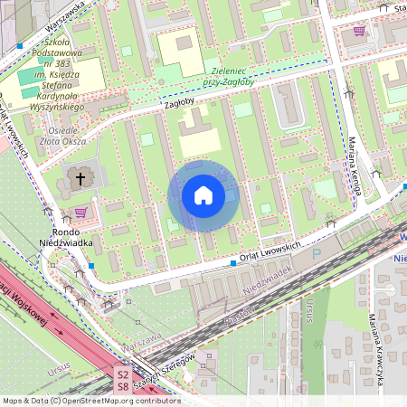 ul. Orląt Lwowskich, Niedźwiadek, Ursus, Warszawa, mazowieckie