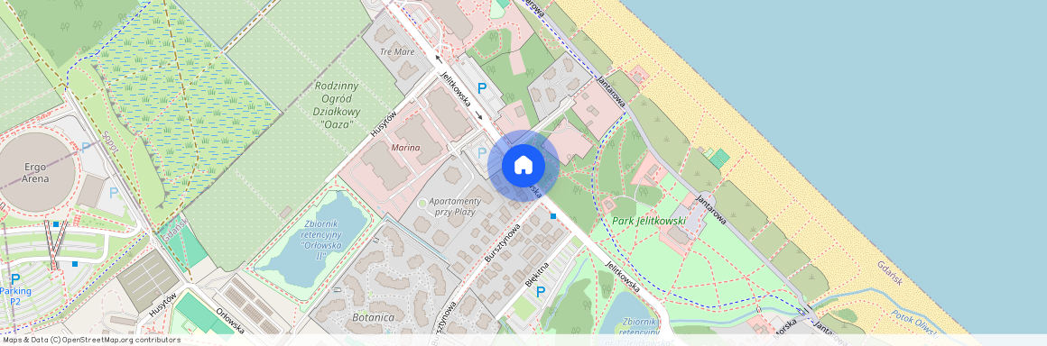 ul. Jelitkowska, Jelitkowo, Gdańsk, pomorskie