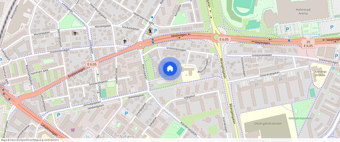 Malcusgatan 3 B, Halmstad