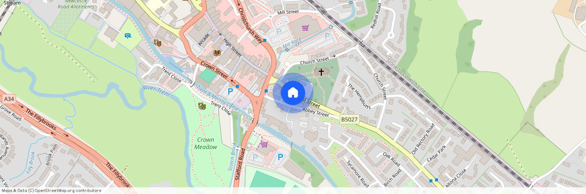 Lichfield Street, Stone, Staffordshire, ST15