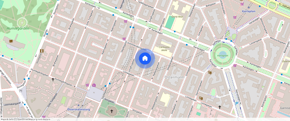 Artillerigatan 47. 1 rum & kö, Härnösand