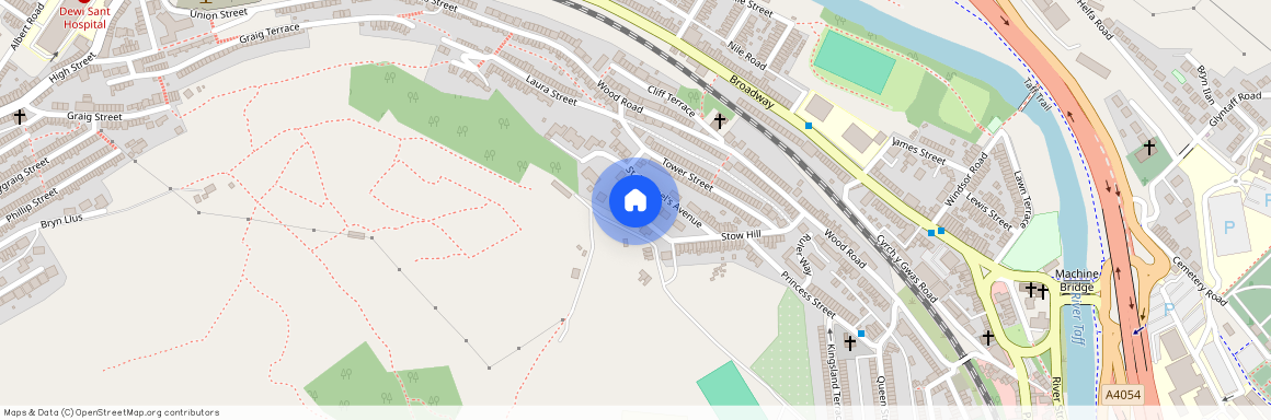 St Michaels Avenue, The Lodge, Pontypridd