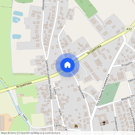 ul. Krzywińska, Osieczna, Osieczna, leszczyński, wielkopolskie