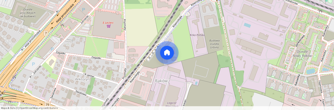 ul. Równoległa, Raków, Włochy, Warszawa, mazowieckie