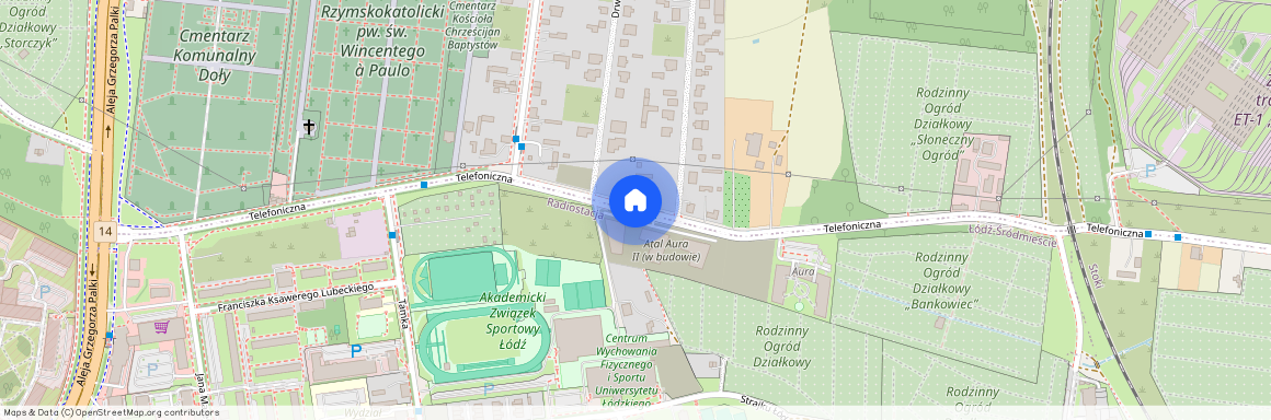 ul. Telefoniczna, Niciarniana, Widzew, Łódź, łódzkie