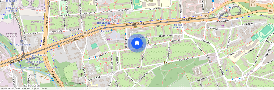 Klánovická, Praha 9 - Hloubětín