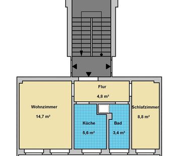 Schöne 2-Raumwohnung nähe des Thüringer Bahnhofs - Photo 3