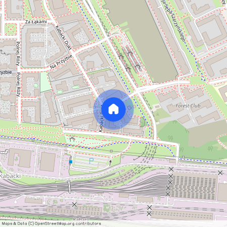 ul. Kabacki Dukt, Kabaty, Ursynów, Warszawa, mazowieckie