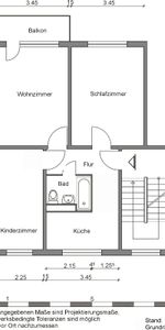 3-Raumwohnung mit Badewanne und Balkon - Photo 3