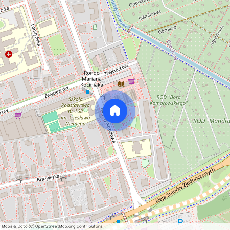ul. Międzynarodowa, Saska Kępa, Praga-Południe, Warszawa, mazowieckie