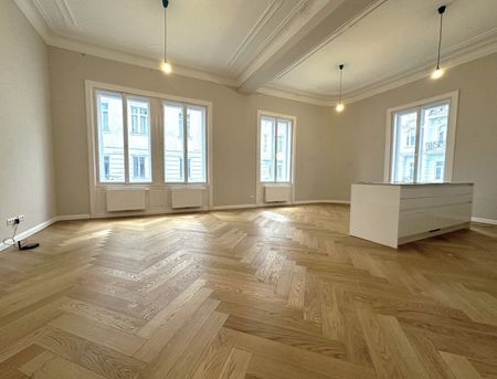 MÖLLWALDPLATZ, U1-NÄHE, 124 m2 ALTBAU, Wohnküche, 2 Zimmer, klimatisiert, 2 Bäder, Parketten, Loggia, 1. Liftstock, provisionsfrei - Foto 4