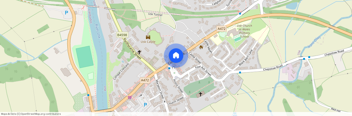 Castle Parade, Usk, Monmouthshire, NP15