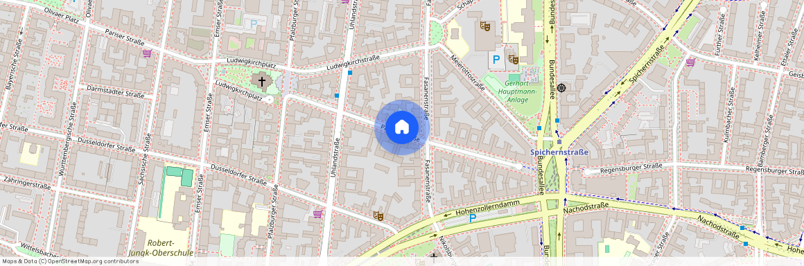 Pariser Str., Berlin, Wilmersdorf, 10719