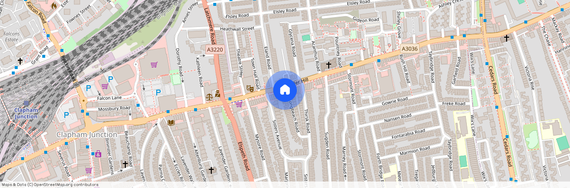 Lavender Hill, Battersea, SW11, London