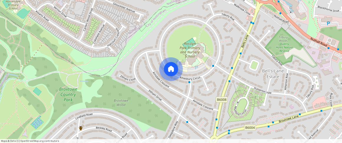 Amesbury Circus, Nottingham, NG8