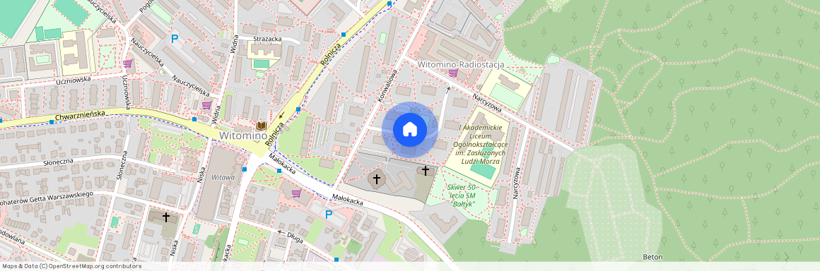 ul. Polskiego Czerwonego Krzyża, Witomino-Radiostacja, Gdynia, pomorskie