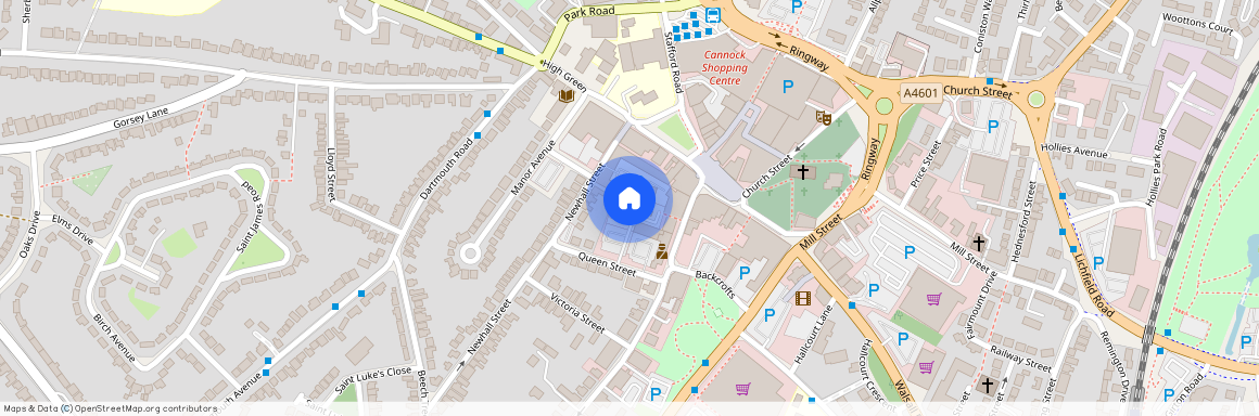 Newhall Place, Cannock, WS11