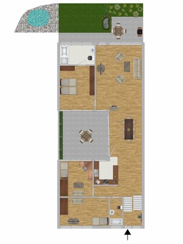 Voll möbliertes Einfamilienhaus mit All-inclusive-Warmmiete - Photo 4