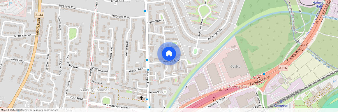 Windsor Road, Sunbury-on-Thames TW16