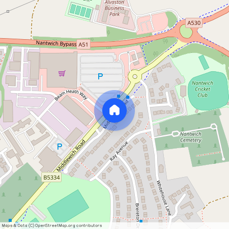 Middlewich Road, Nantwich