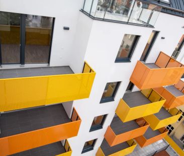 Hofseitige 2-Zimmerwohnung mit großer Terrasse! Kühlung! U6 Florids... - Foto 1