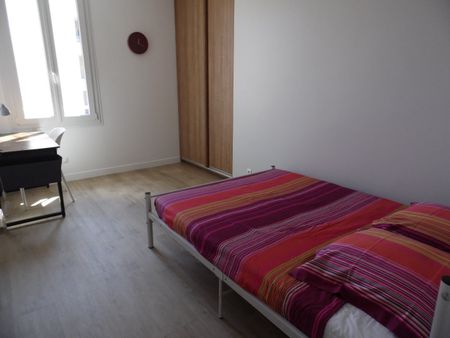 chambre dans COLOCATION meublée - Cannes La Bocca - Photo 3