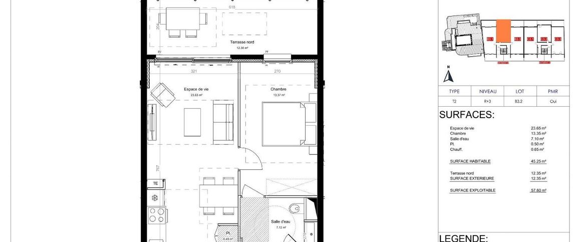 location Appartement T2 DE 45.25m² À PERPIGNAN - Photo 1