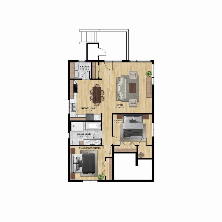 NOUVELLE CONSTRUCTION 2026 – Triplex 4½ MODERNES À LOUER - Photo 1
