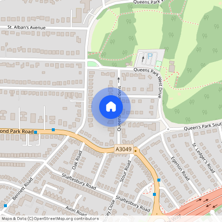 Queens Park Gardens, Bournemouth