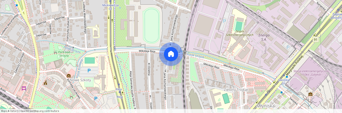 J. Kochanowskiego 59, Gdańsk, Wrzeszcz, Wrzeszcz Górny