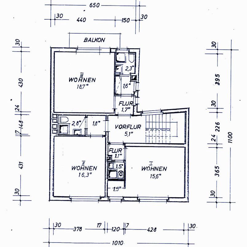 Zentrale 1-Zimmer-Wohnung nahe der Universität mit Balkon - frei ab 01.12.2024 - Photo 2