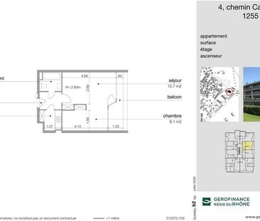 Charmant appartement de 2 pièces au 1er étage - Foto 2
