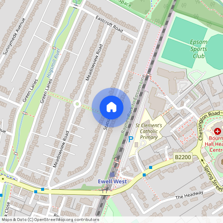 Station Avenue, West Ewell, Epsom, KT19