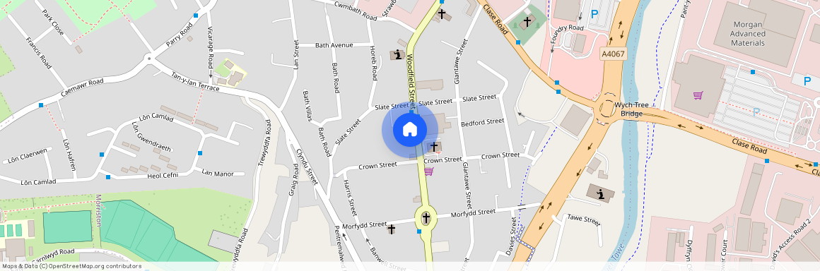 88-89, Flat 9, Woodfield Street, Morriston, Swansea, West Glamorgan, SA6 8BA